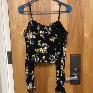 Off the shoulder crop top